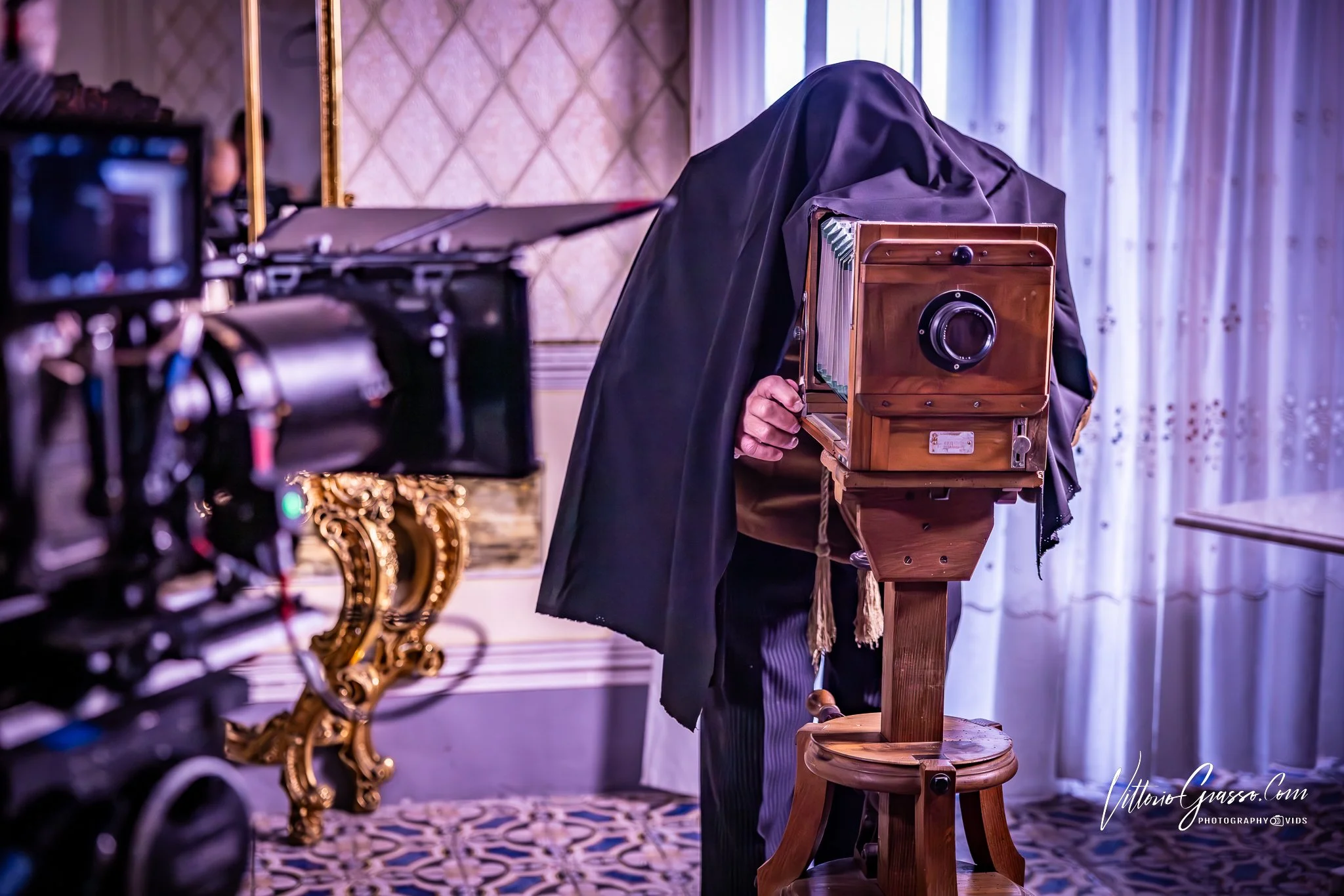 Cinema camera in a production environment